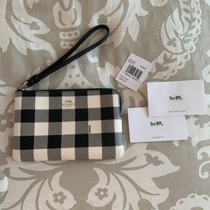 Coach wristlet coin purse